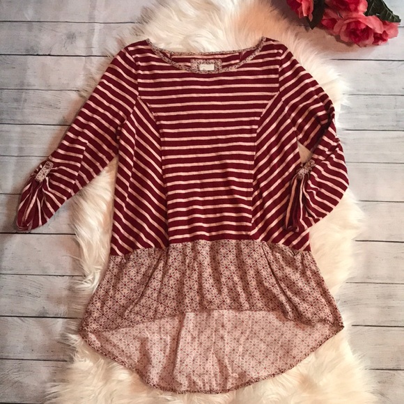 Anthropologie Tops - Anthropologie Postmark Striped Patterned Top